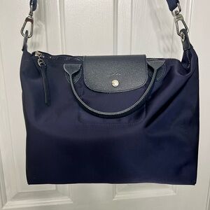 Longchamp Dark Blue Shoulder Bag “As Is”